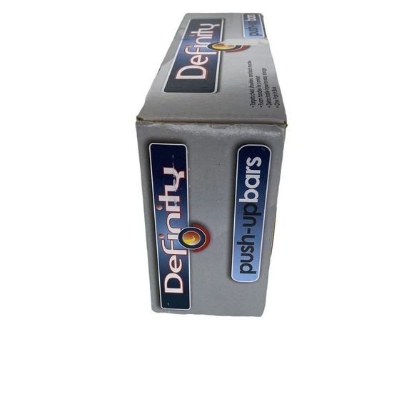 Push Up Stand Bars Raised Support Definity NEW Slip Resistant Chrome Foam Handle - Picture 5 of 7